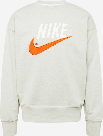 Bluză de molton de la Nike Sportswear pe gri: față