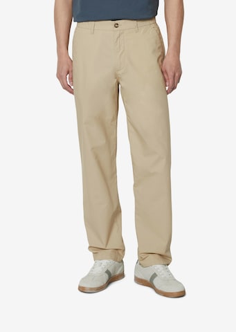 Regular Pantalon chino 'Bunkris' Marc O'Polo en beige : devant