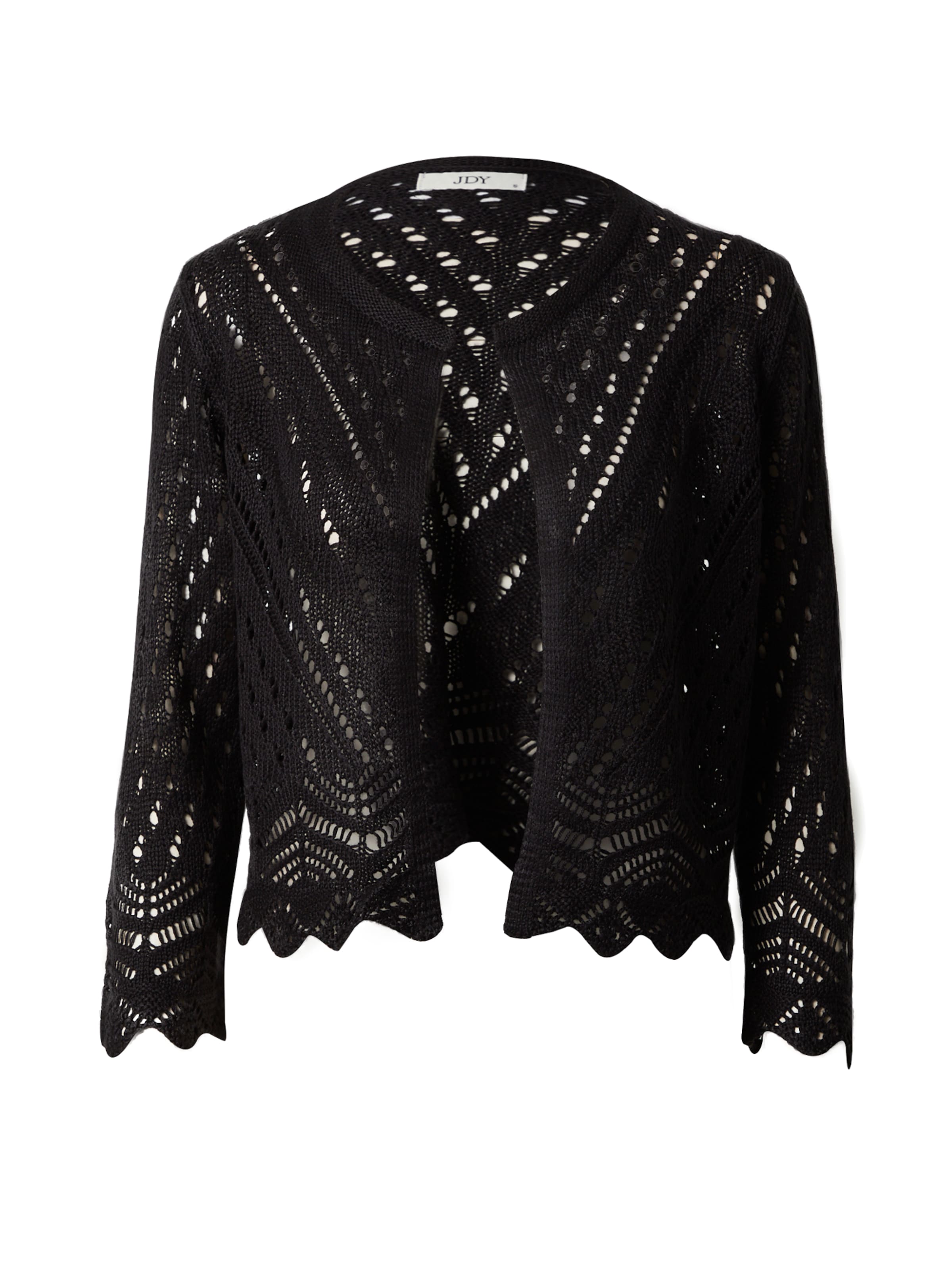 JDY Πλεκτή ζακέτα 'Sun' σε μαύρο: μπροστά