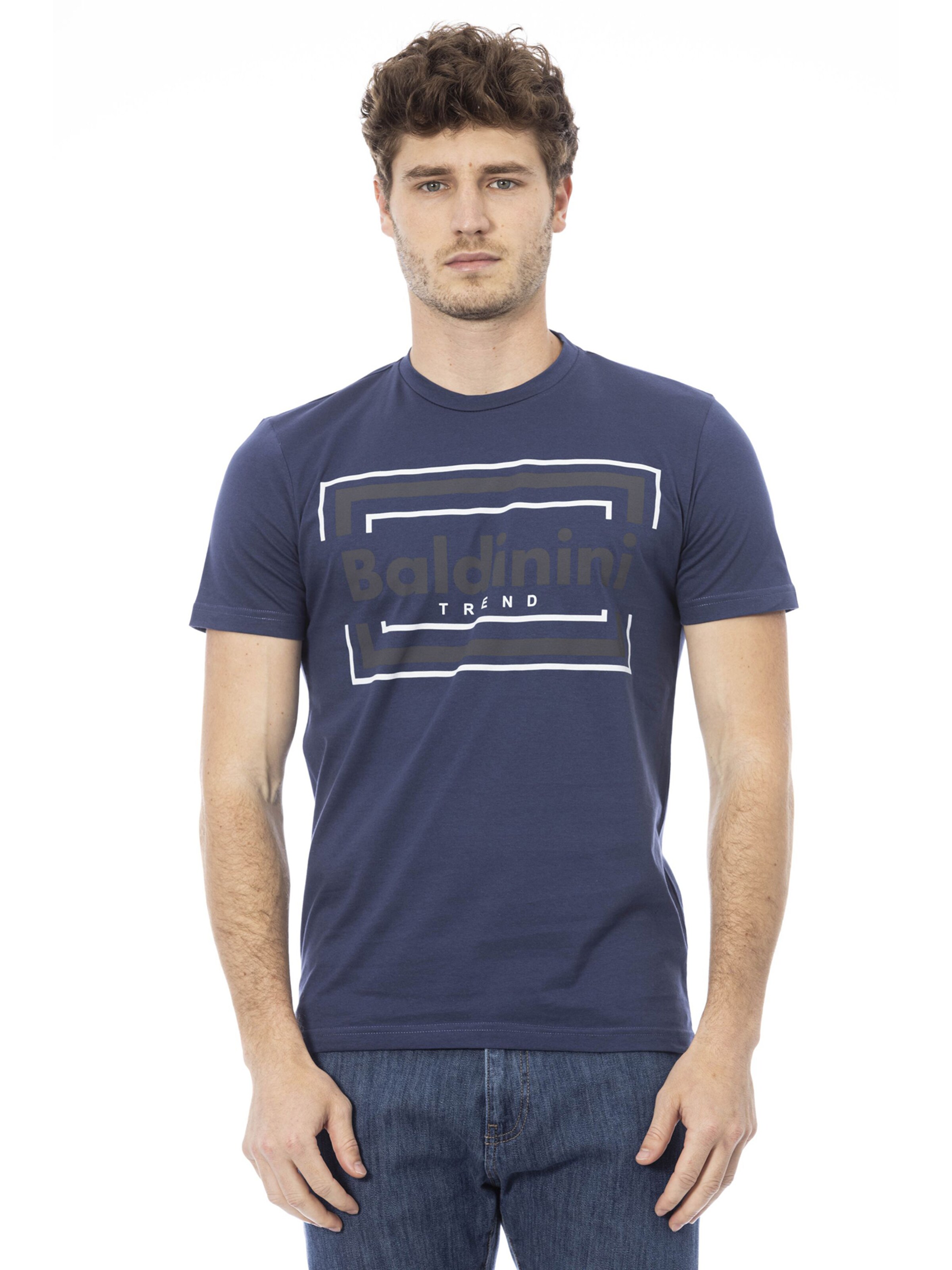 Top 'T-Shirt Uomo Baldinini Trend 100% Cotone Stampa' di Baldinini Trend in verde: frontale