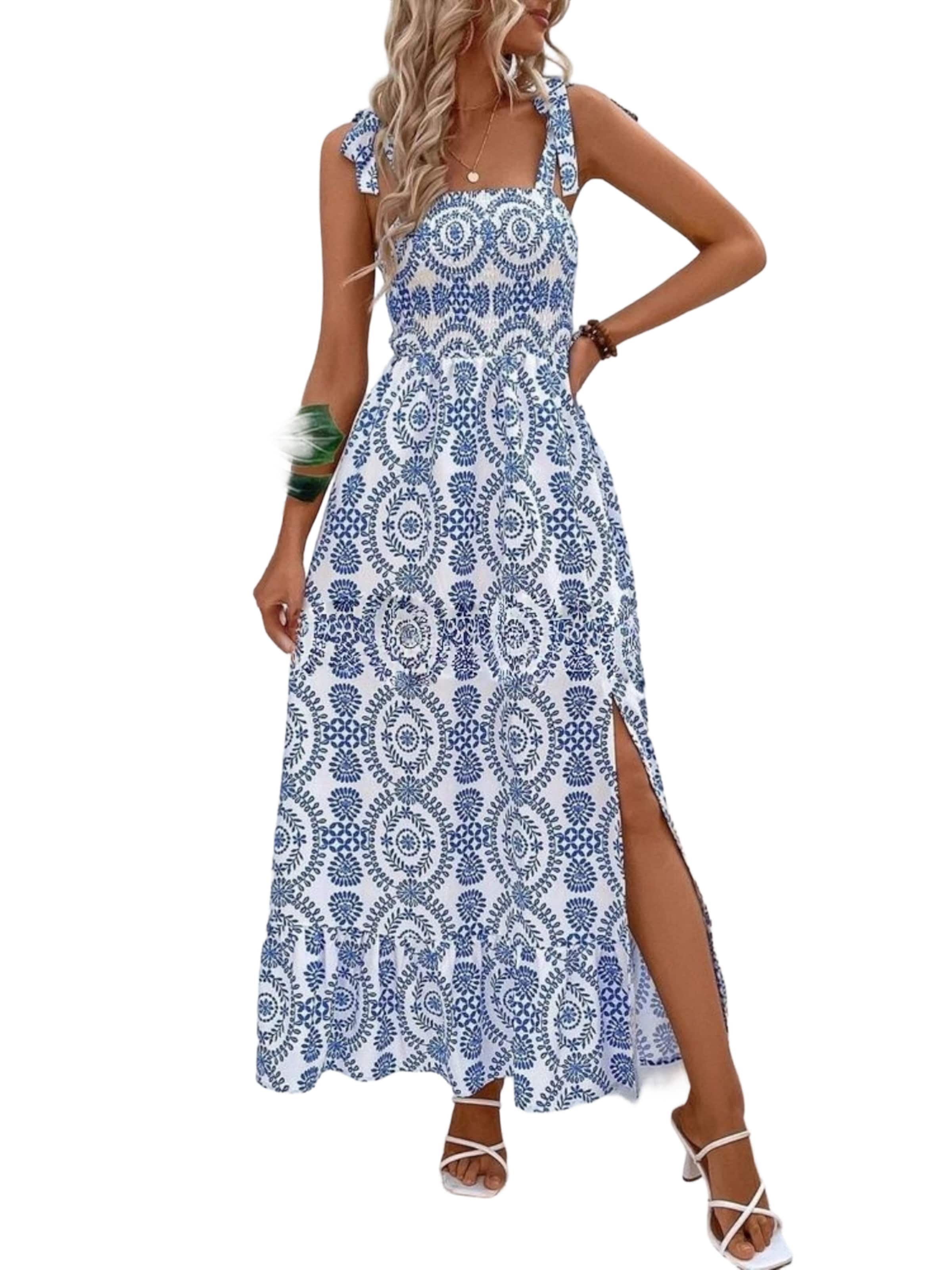 Yesfashion Summer Dress in Blue, Item view