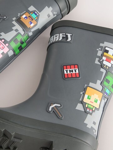 NextGumene čizme 'Minecraft' - siva boja