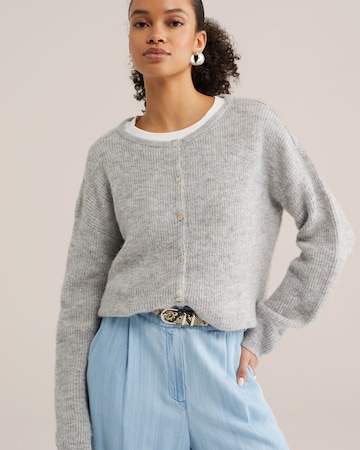 WE Fashion Kardigán - szürke: elől