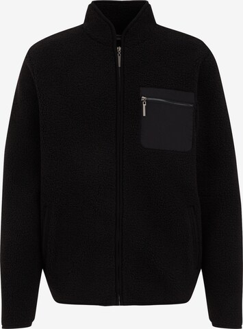 WE Fashion Демисезонная куртка в Черный: спереди