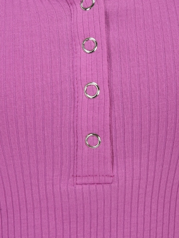 Pieces Petite - Camisa 'KITTE' em roxo