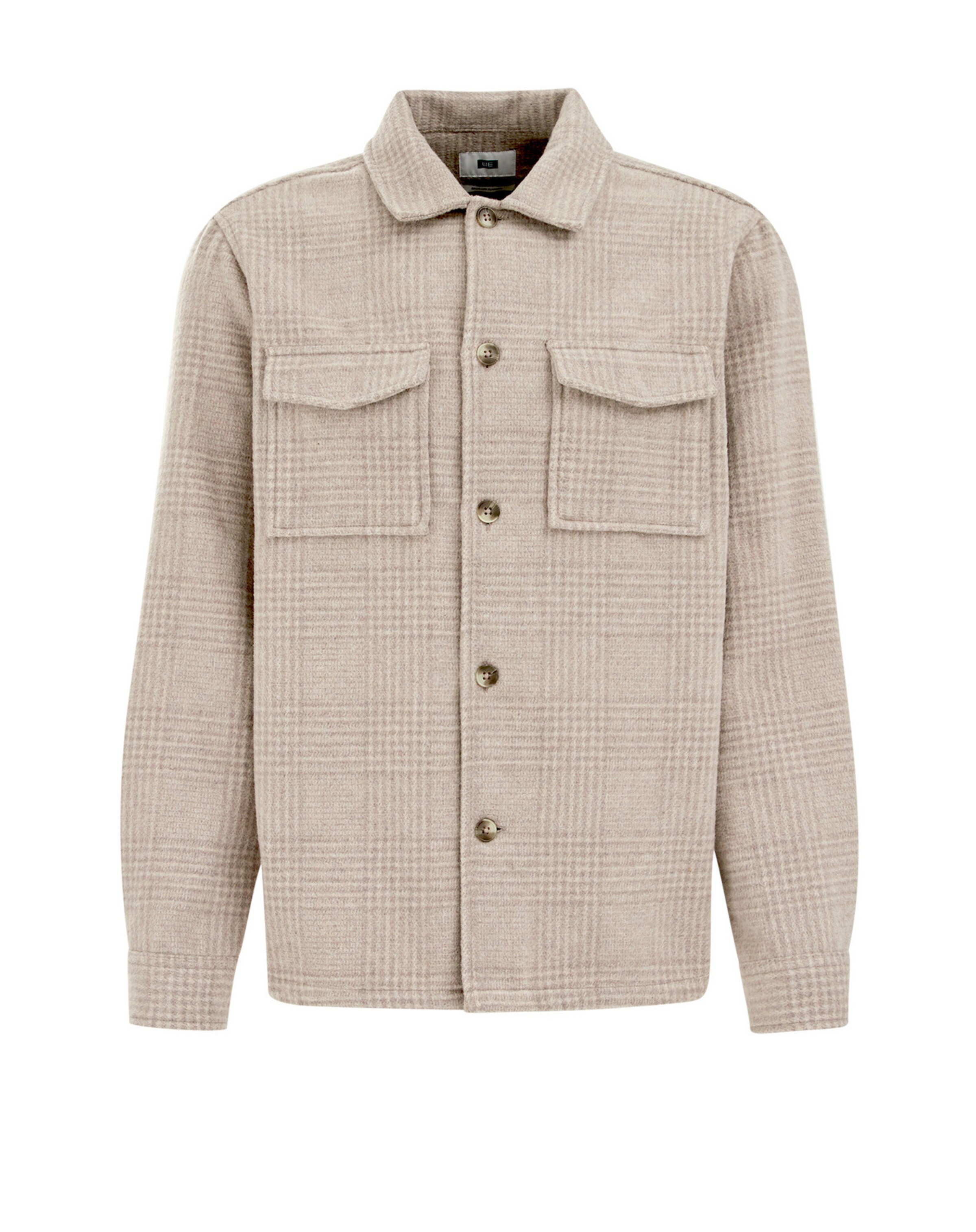 WE Fashion Regular Fit Hemd in Grau: Vorderseite