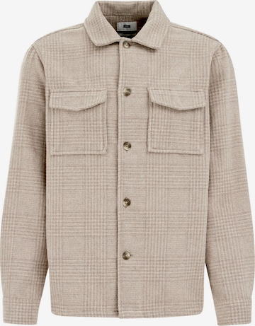 WE Fashion Regular Fit Paita värissä harmaa: etupuoli