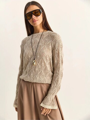 Bianco Lucci - Pullover 'Pullover' em cinzento