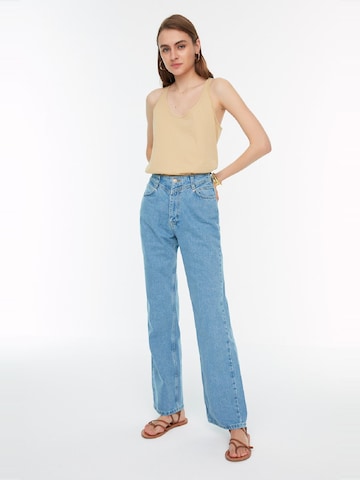 Trendyol Wide Leg Jeans in Blau