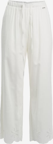 Largi Pantaloni de la Influencer pe alb: față