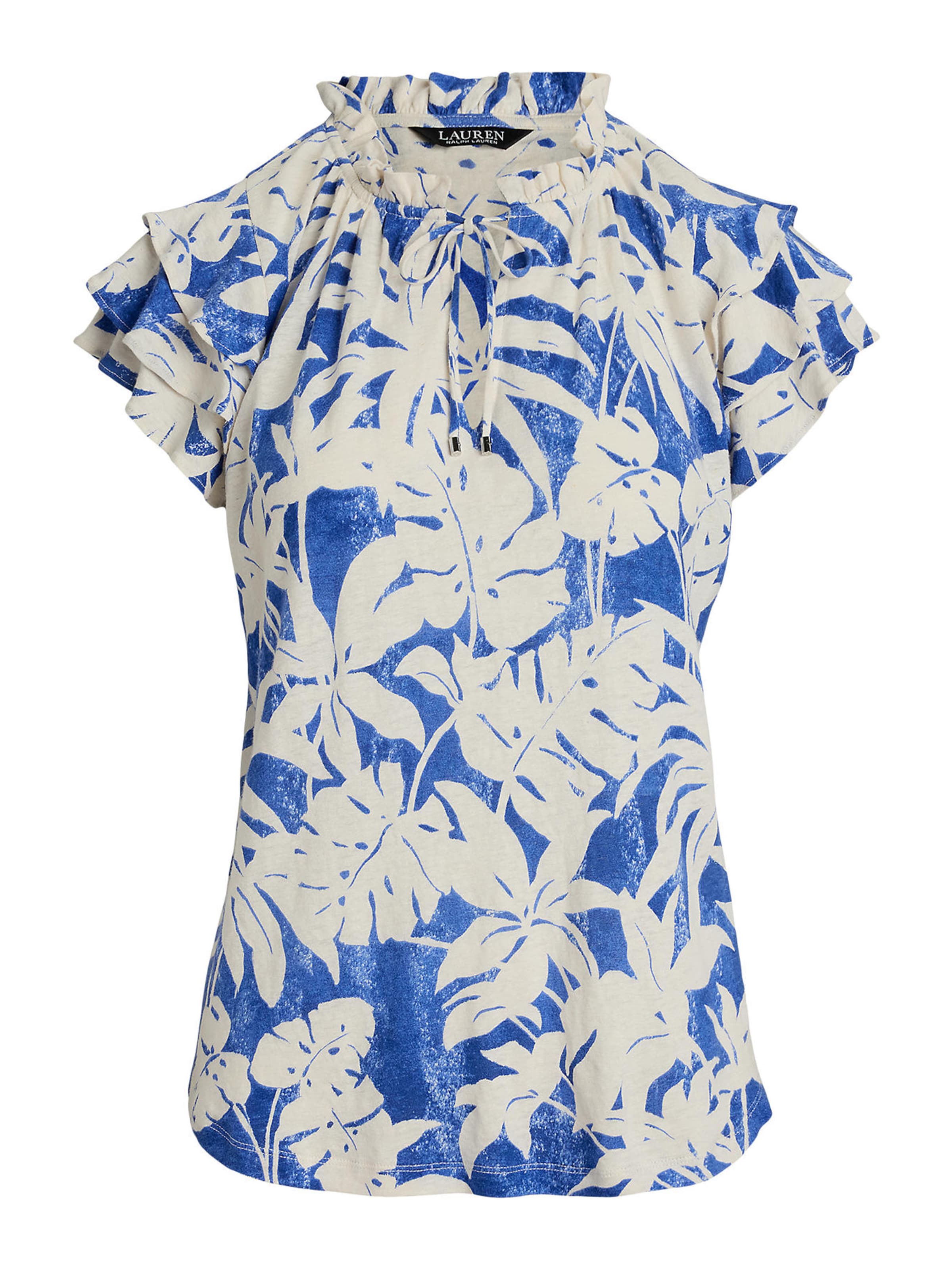 Lauren Ralph Lauren Μπλούζα σε μπλε: μπροστά