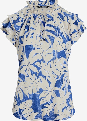 Chemisier Lauren Ralph Lauren en bleu : devant
