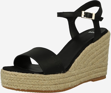 BOSS Páskové sandály 'Madeira' – černá: přední strana