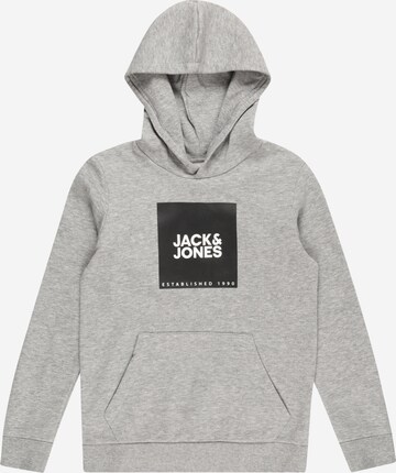 Jack & Jones Junior Sweatshirt 'Lock' in Grey: front