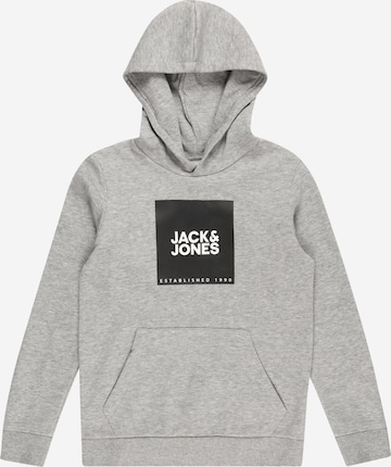 Jack & Jones Junior Sweatshirt 'Lock' in Grau: predná strana