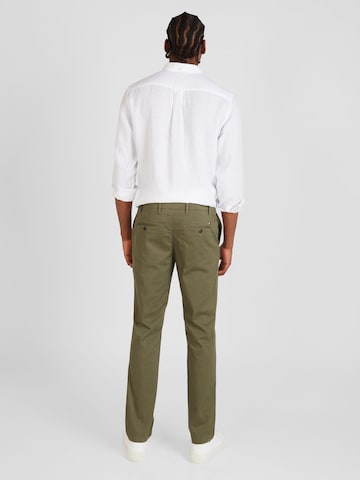 TOMMY HILFIGER Regular Chino trousers 'DENTON' in Green
