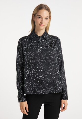 DreiMaster Klassik Blouse in Black: front