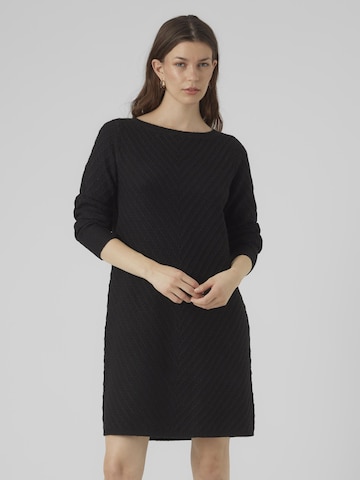 VERO MODA Strickkleid in Schwarz: predná strana