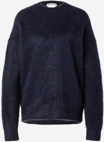 WEEKDAY Свитер 'Eneka' в Синий: спереди