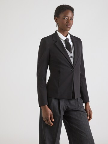 melns COMMA Žakete: no priekšpuses