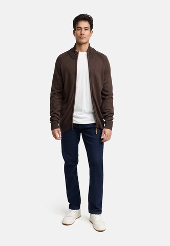 INDICODE JEANS Knit cardigan 'INMassum' in Brown
