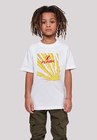 F4NT4STIC Shirt 'DC Comics The Flash' in Wit: voorkant