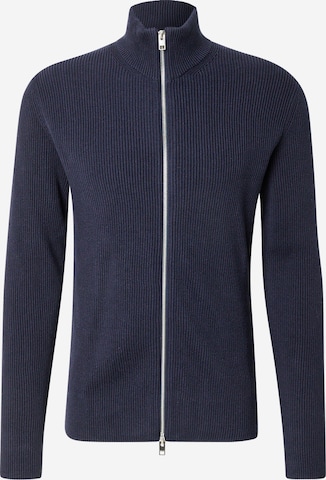JACK & JONES Вязаная кофта 'JJEPERFECT' в Синий: спереди