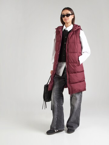 PIECES Vest 'PCBee' in Red