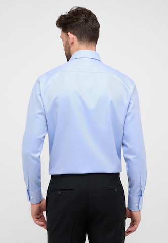 ETERNA Comfort fit Button Up Shirt in Blue