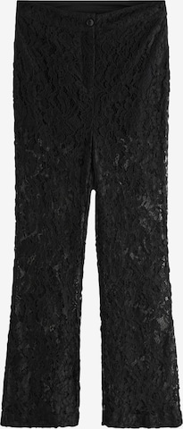 Evazați Pantaloni de la Next pe negru: față