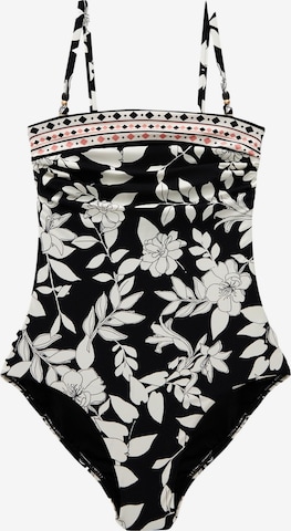 Next Swimsuit in Black: front