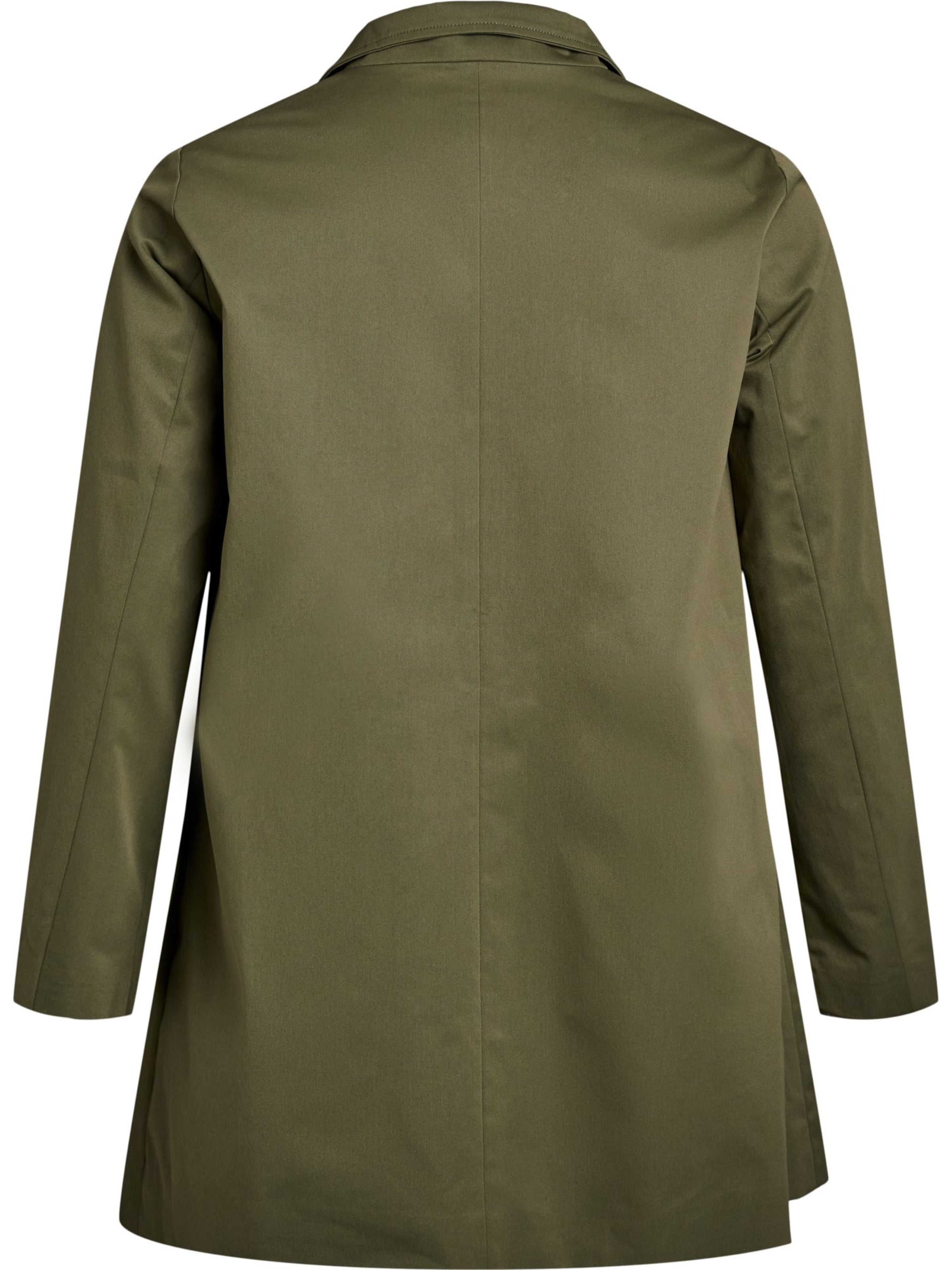 Zizzi Демисезонное пальто 'Cavalencia' в Зеленый