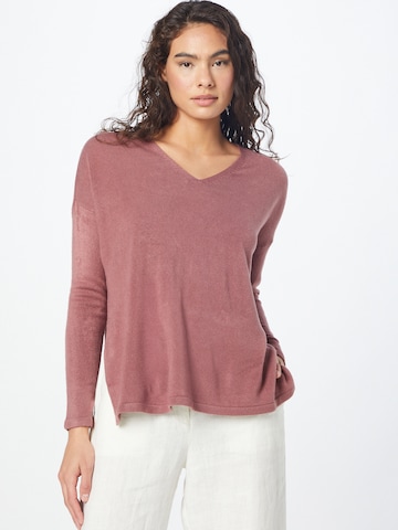 Pull-over 'Amalia' ONLY en marron : devant