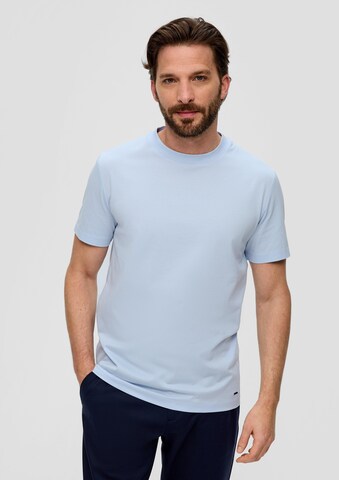 T-Shirt s.Oliver BLACK LABEL en bleu : devant