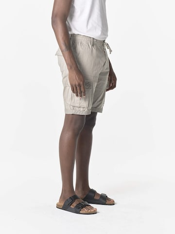 KOROSHI Regularen Kargo hlače | siva barva