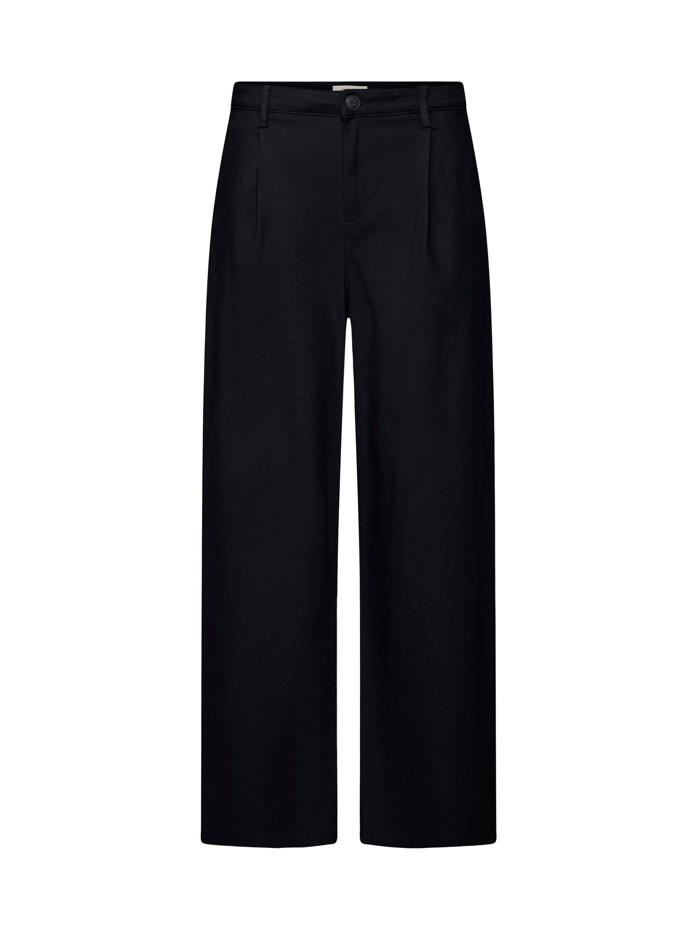 !Solid - Loosefit Pantalón chino ' SDMohan Relaxed Fit ' en negro: frente