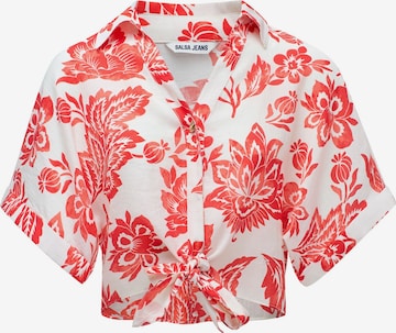 Chemisier Salsa Jeans en rouge : devant