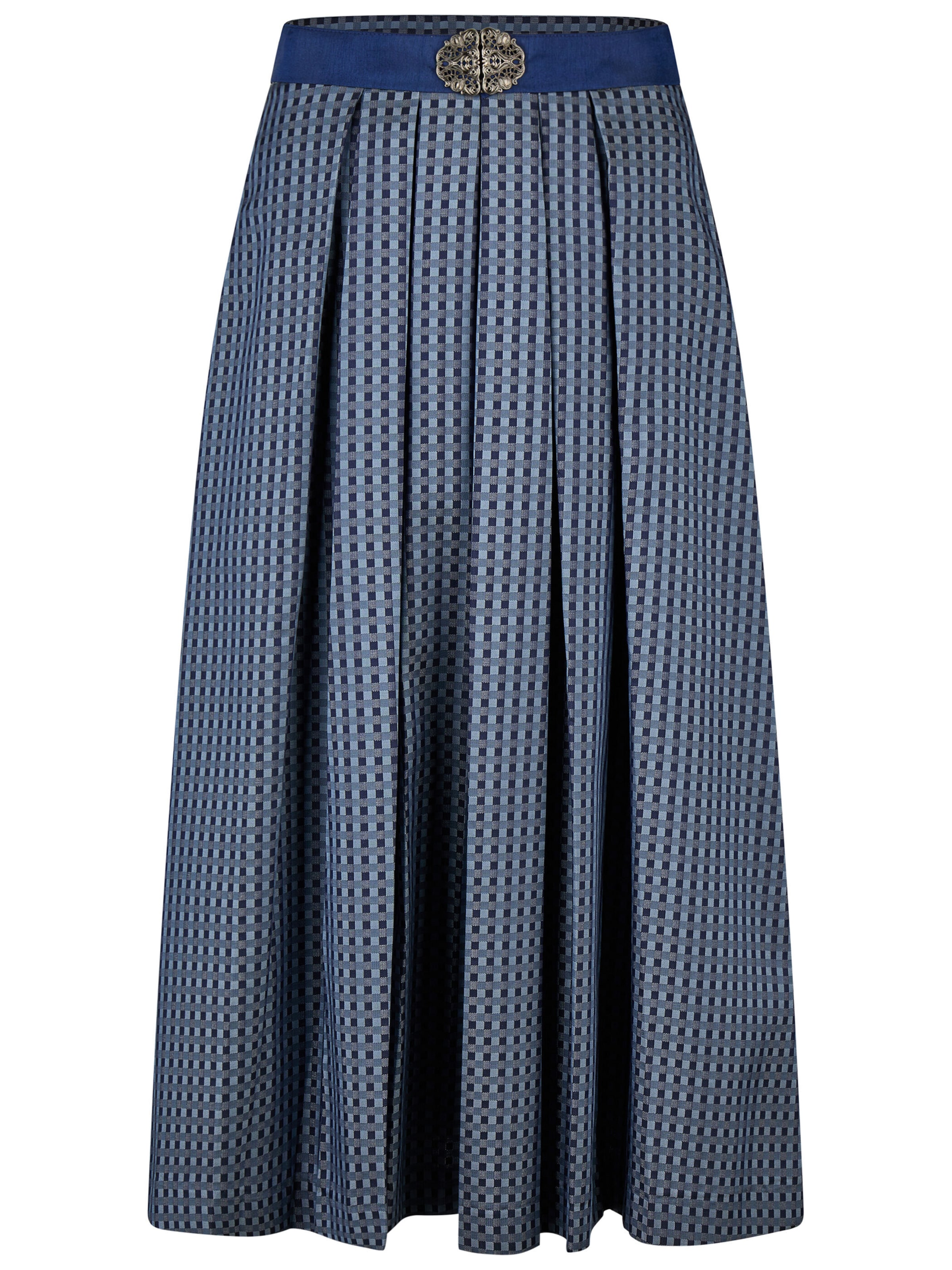 SPIETH & WENSKY Rok 'Kabarett' in Blauw: voorkant