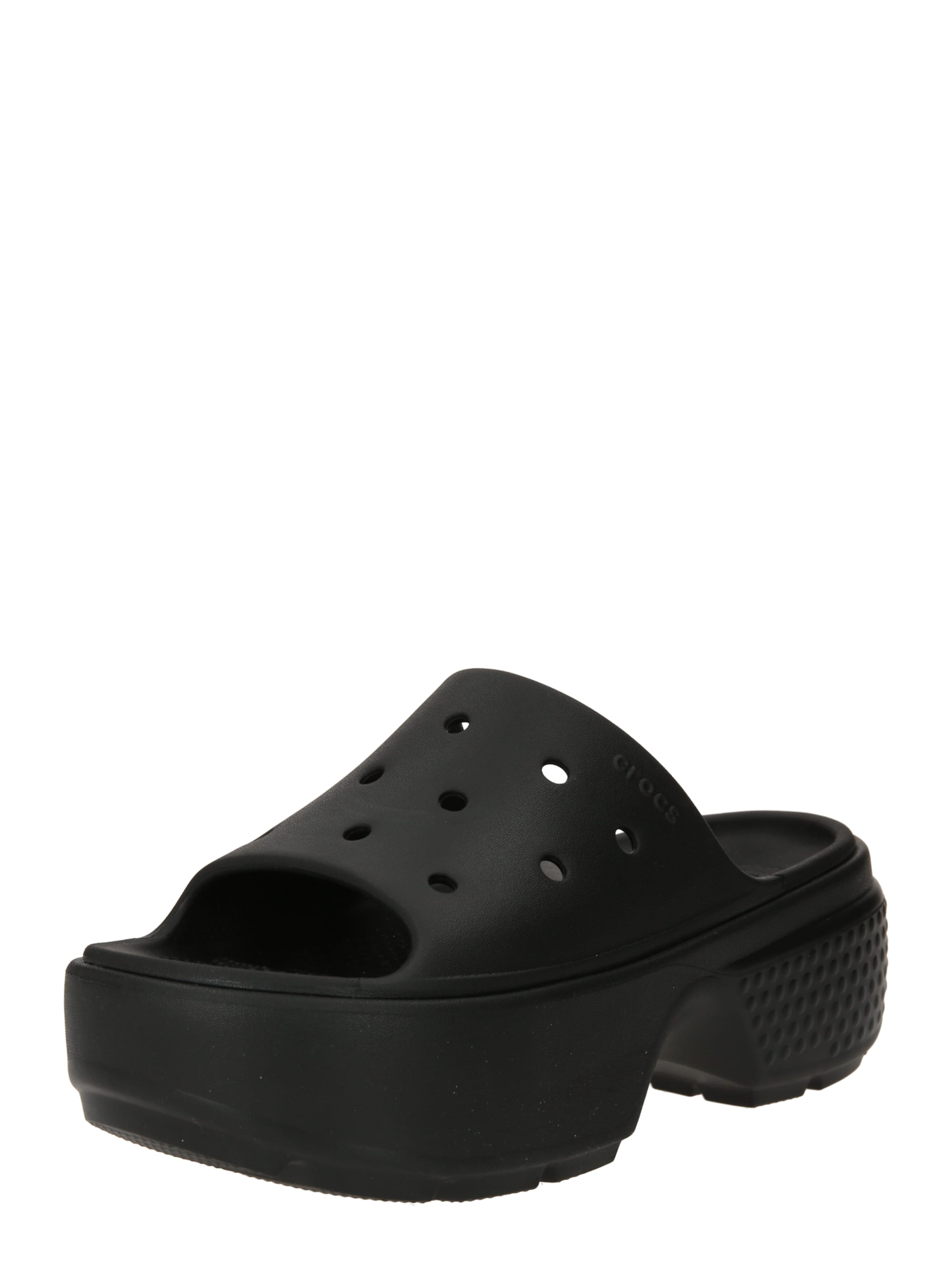 Crocs Nizki natikači 'Stomp' | črna barva: sprednja stran