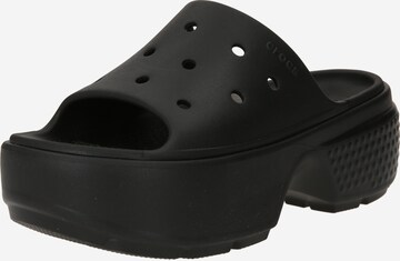 Mule 'Stomp' Crocs en noir : devant