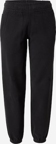 Superdry Tapered Pants in Black: front