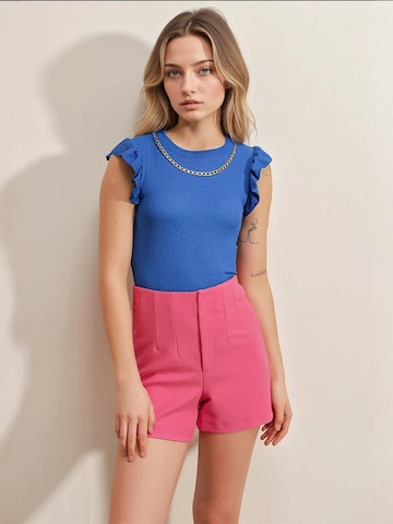 Bigdart - Camisa em azul: frente