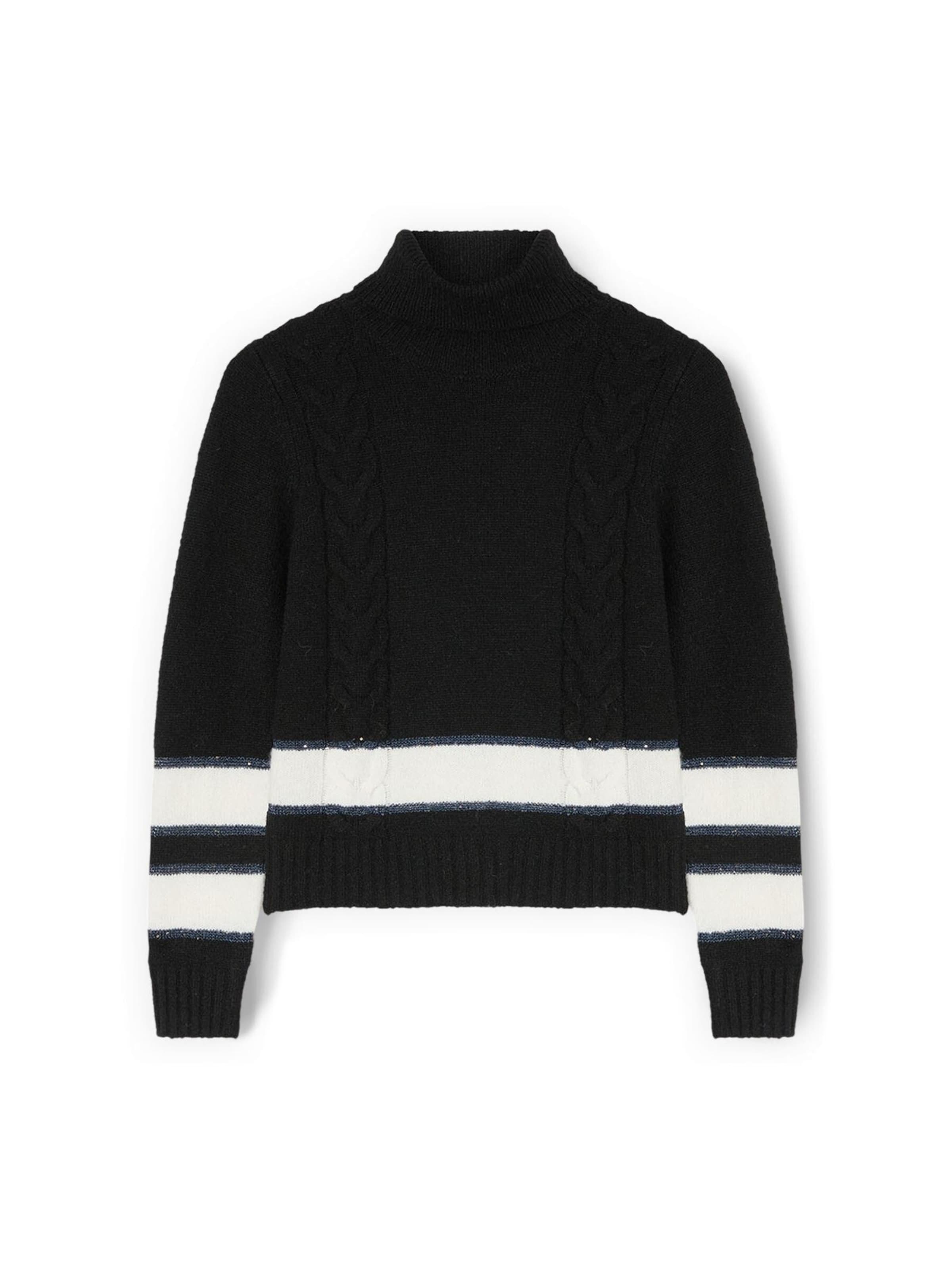 MOTIVI Trui in Zwart: voorkant