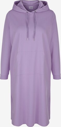 MIAMODA Dress in Purple: front