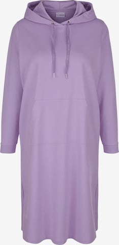 MIAMODA Dress in Purple: front