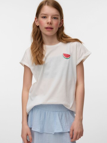 Vero Moda Girl - Camiseta 'VMNanna' en blanco: frente
