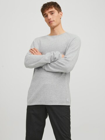 JACK & JONES Pullover 'HILL' i grå