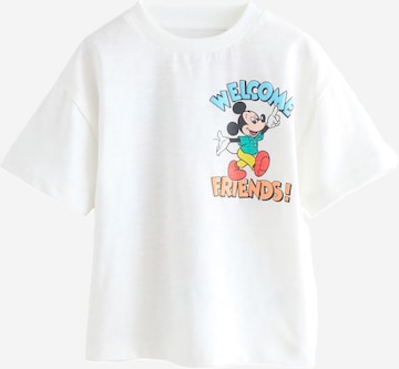Next Shirt 'Mickey Mouse' in White: front