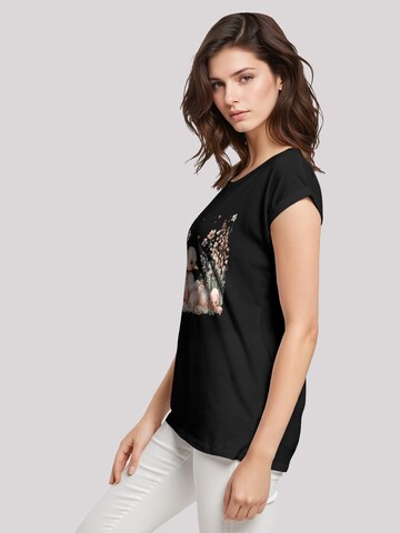 T-shirt 'Ente Ostereier Blumen Küken' F4NT4STIC en noir