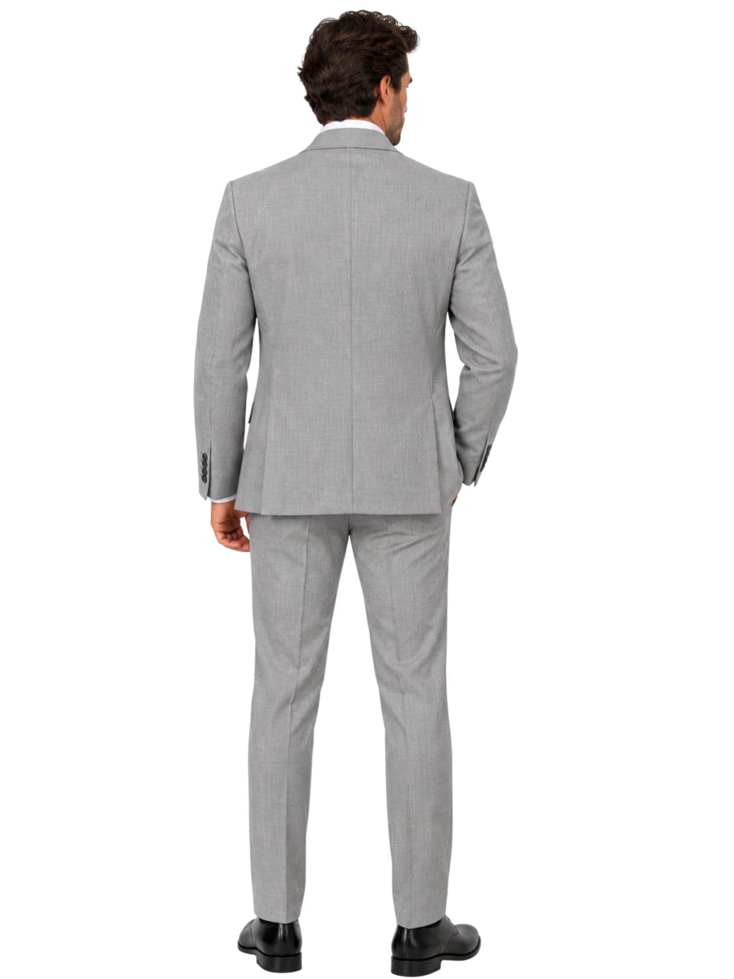 Guild Slim fit Suit 'Slim fit Business Anzug' in Grey